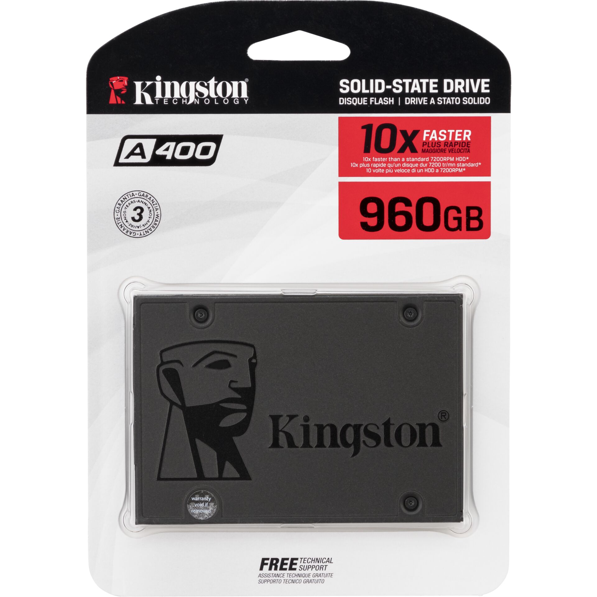 Kingston SSD A400 960GB 2.5' SATA-600
