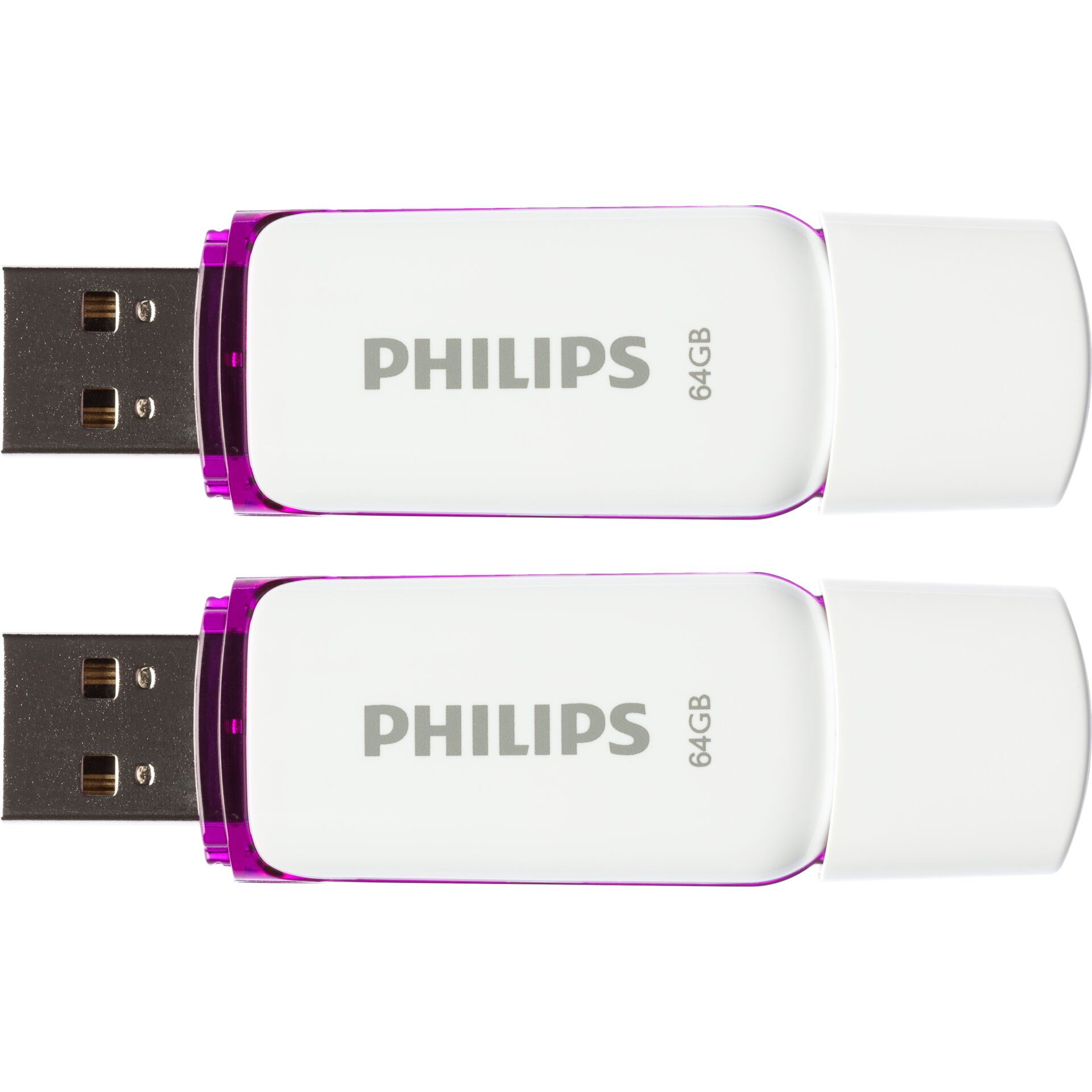 Philips USB 2.0 2-Pack      64GB Snow Edition Magic Purple